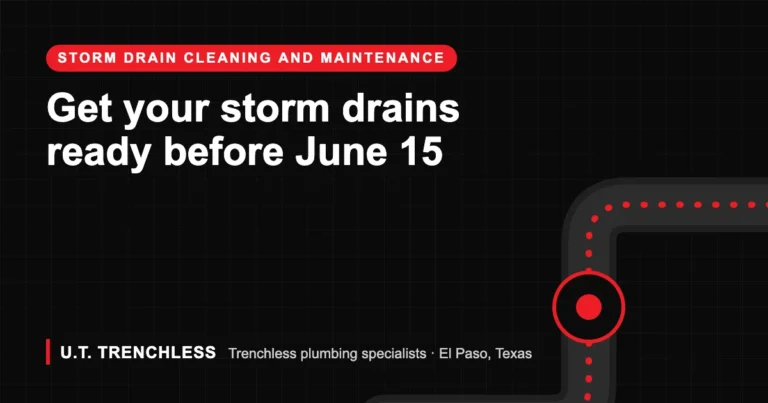 Storm drain guide from U.T. Trenchless, trenchless plumbers in El Paso, Texas